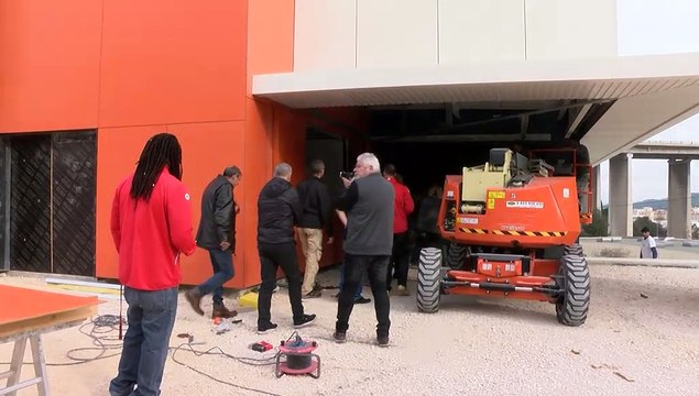 Maritima a visité la future salle omnisport de Martigues