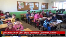 Şanlıurfa PKK'nın Şehit Ettiği Necmettin Öğretmen, İsminin Yaşatıldığı Okulda Anıldı