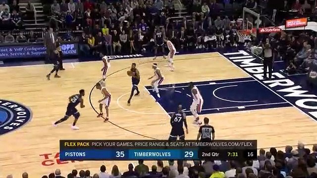 Towns Finds Gibson Underneath