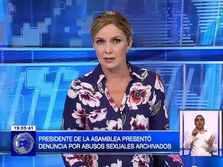 Presidente de la Asamblea Nacional presentó denuncia por abusos sexuales archivados