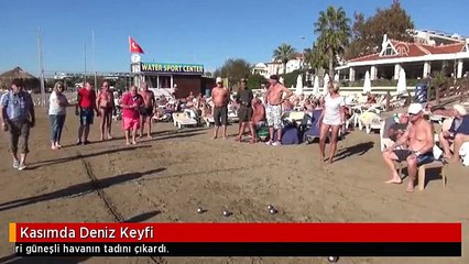 Kasımda Deniz Keyfi