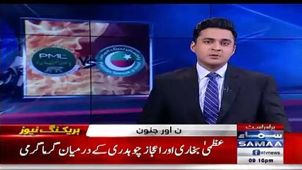 Fight Between Uzma Bukhari & Ejaz Ch On Road