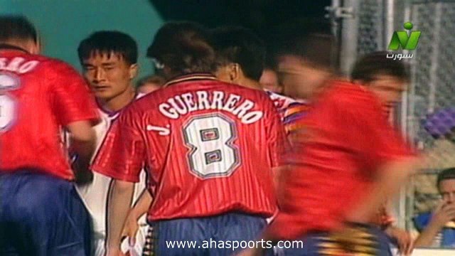 الشوط الاول مباراة اسبانيا و كوريا الجنوبية 2-2 كاس العالم 1994