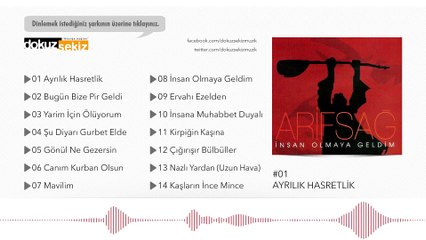 Arif Sağ - Ayrılık Hasretlik (Official Audio)