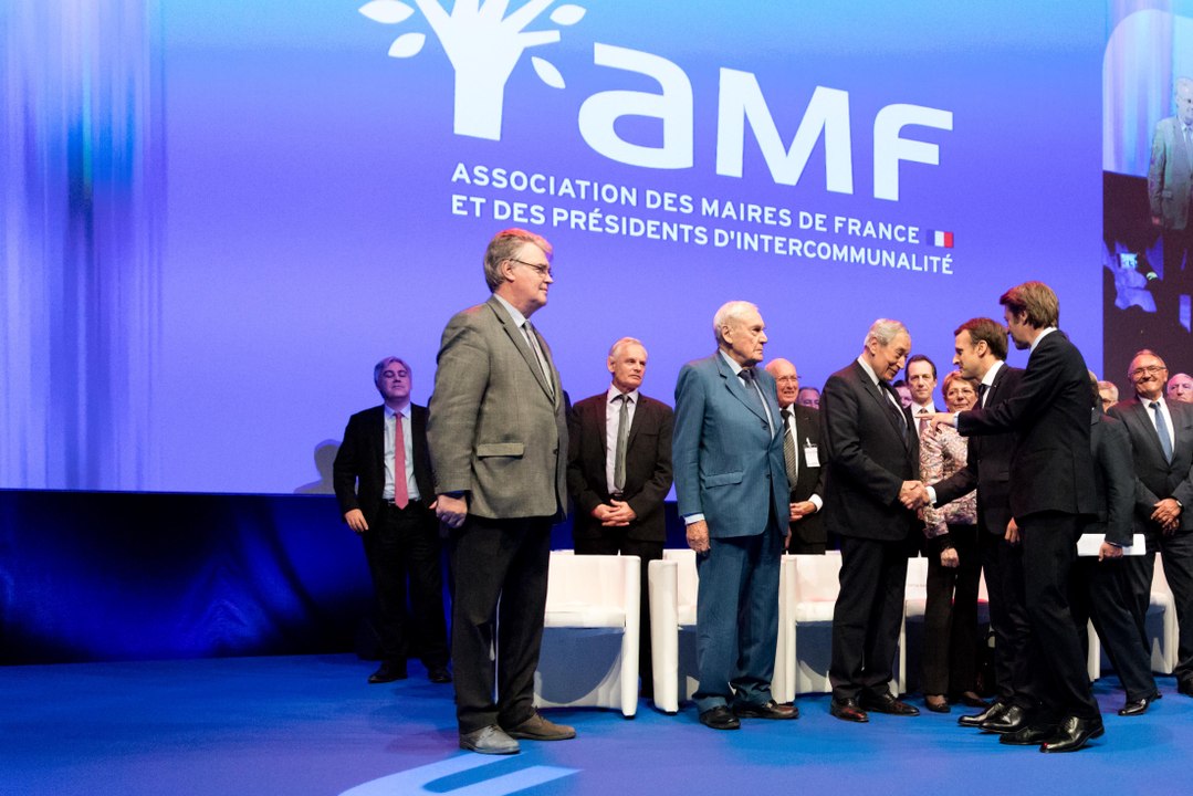 Discours du Président de la République Emmanuel Macron au 100ᵉ congrès des maires de France.
