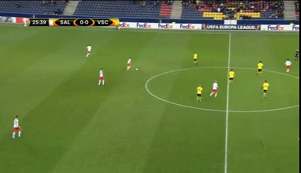 Salzburg 1 - 0  Guimaraes 23/11/2017 Munas Dabbur Super Goal 26' Champions League HD Full Screen .
