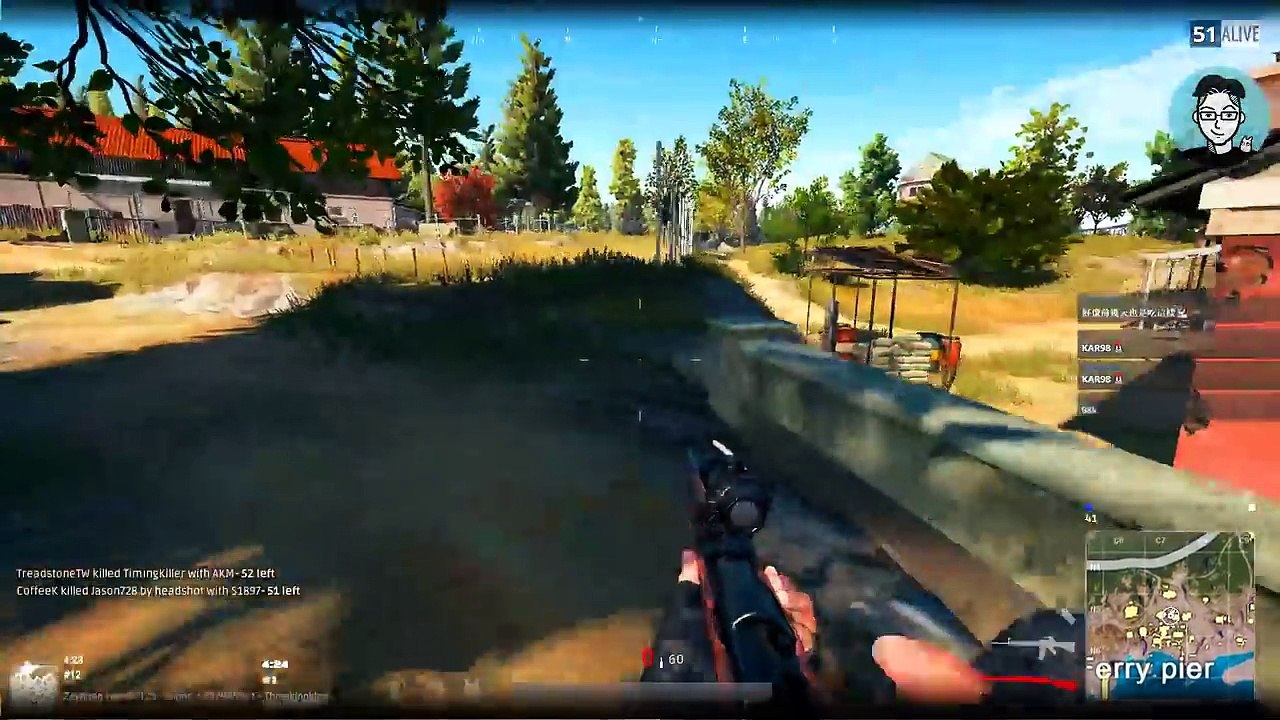 絕地求生|PUBG 【CAM11111111】|狙神降臨| KAR98 八倍鏡 單狙老傳統 帥是一輩子 AS SOLO FPP 第一人稱 限定 吃雞實錄|2017/8/11