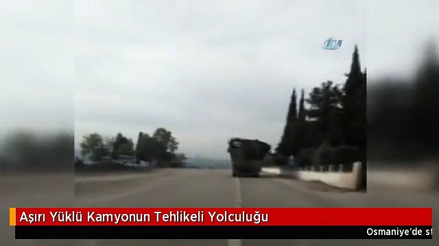 Aşırı Yüklü Kamyonun Tehlikeli Yolculuğu