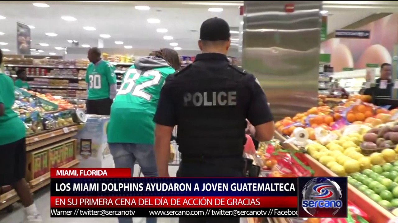 Los Miami Dolphins ayudan a joven guatemalteca