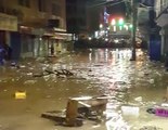 Flooding Swamps Streets in Jamaica's Montego Bay