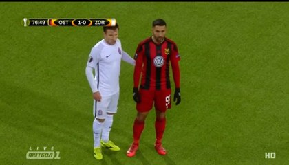Ghoddos S. Goal HD - Ostersunds	2-0	FK Zorya Luhansk 23.11.2017
