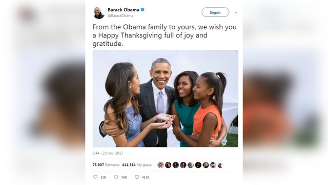 Celebridades festejan el Día de Acción de Gracias en Estados Unidos