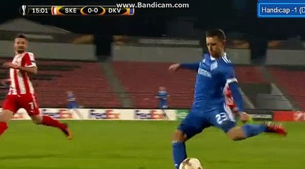Viktor Tsygankov Goal - Skenderbeu 0-1 Dynamo Kyiv 23.11.2017