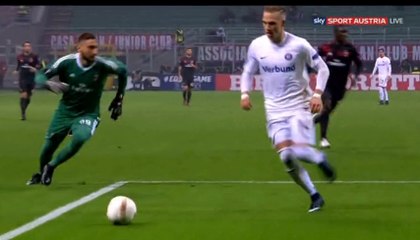 (Own goal) Bonucci L. Goal HD - AC Milan	0-1	Austria Vienna 23.11.2017