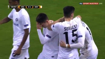 Leonardo Bonucci Own Goal HD - AC Milan	0-1	Austria Vienna 23.11.2017