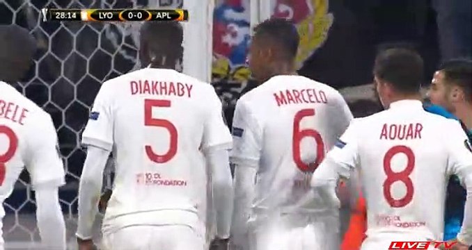 Mouctar Diakhaby Goal HD - Lyon	1-0	Apollon 23.11.2017