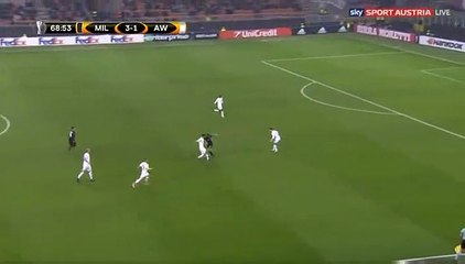 Andre Silva  Goal HD - AC Milan	4-1	Austria Vienna 23.11.2017