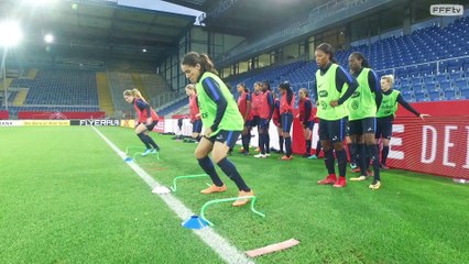 Equipe de France Féminine : Frappes et exercices de vivacité avant Allemagne-France
