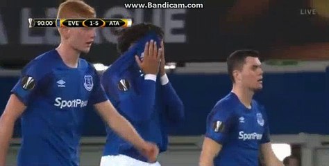 Goal HD - Everton 1-5 Atalanta 23.11.2017