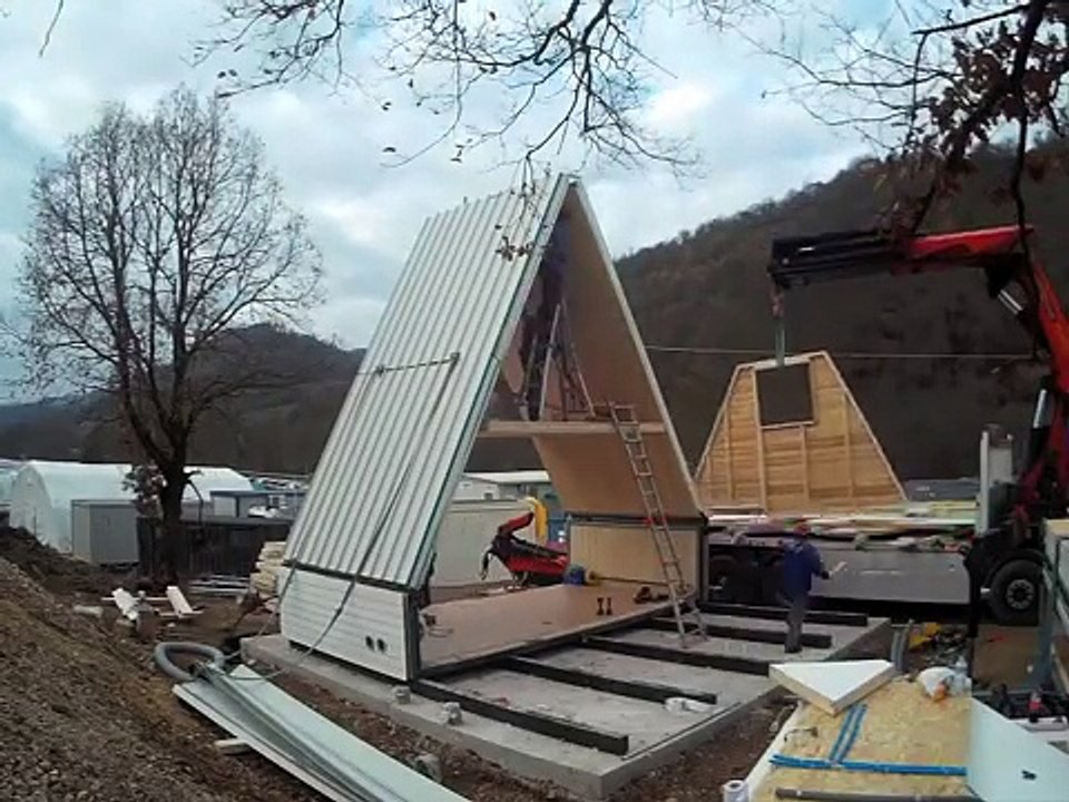 Cette maison pliable peut être montée en un temps record de 6 heures et coûte seulement 28 000 €