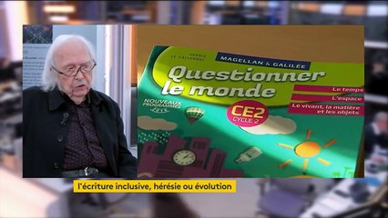 Vidéo. "L'écriture inclusive est inutile"