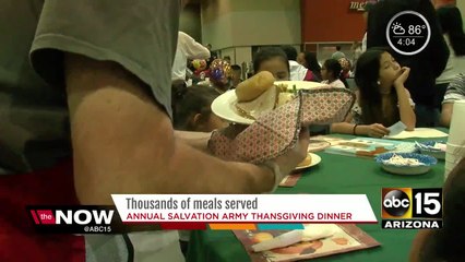 Salvation Army serving up Thanksgiving meals