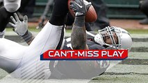 Can't-Miss-Play: Unreal end-zone bobble results in Raiders' first INT