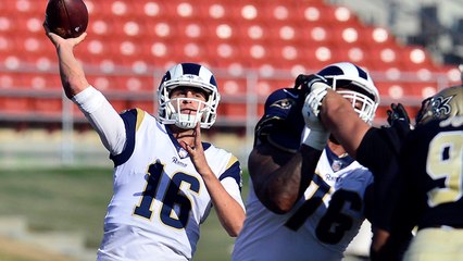 Goff airs it out to Kupp, Romo can't believe defender stopped running
