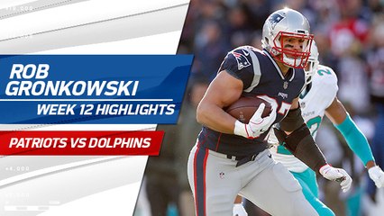 Top Rob Gronkowski catches | Week 12