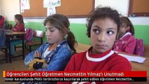 Öğrencileri Şehit Öğretmen Necmettin Yılmaz'ı Unutmadı