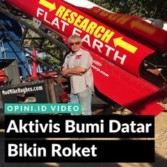 Aktivis Bumi Datar Bikin Roket