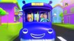 roues sur le bus - chansons préscolaires - bébé rime - 3D Rhymes For Kids - The Wheels On The Bus
