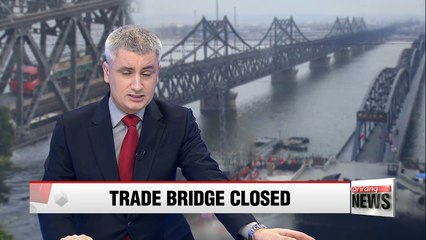 Essential transport bridge between China and North Korea temporarily closed