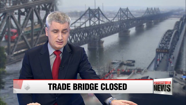Essential transport bridge between China and North Korea temporarily closed