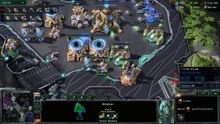 StarCraft II: Gameplay - Ranked Ladder Match #1 (Protoss VS Zerg)
