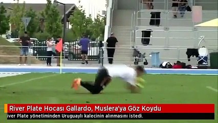 River Plate Hocası Gallardo, Muslera'ya Göz Koydu