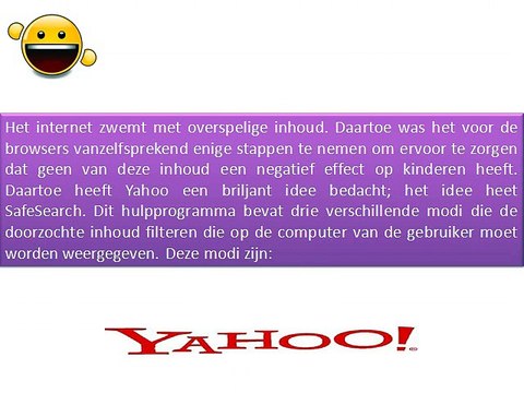 Hoe kan de zoekvoorkeuren in mijn Yahoo-browser worden gewijzigd?