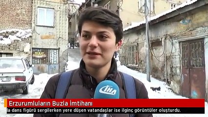 Erzurumluların Buzla İmtihanı
