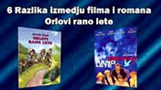 6 Razlika izmedju filma Orlovi rano lete i knjige