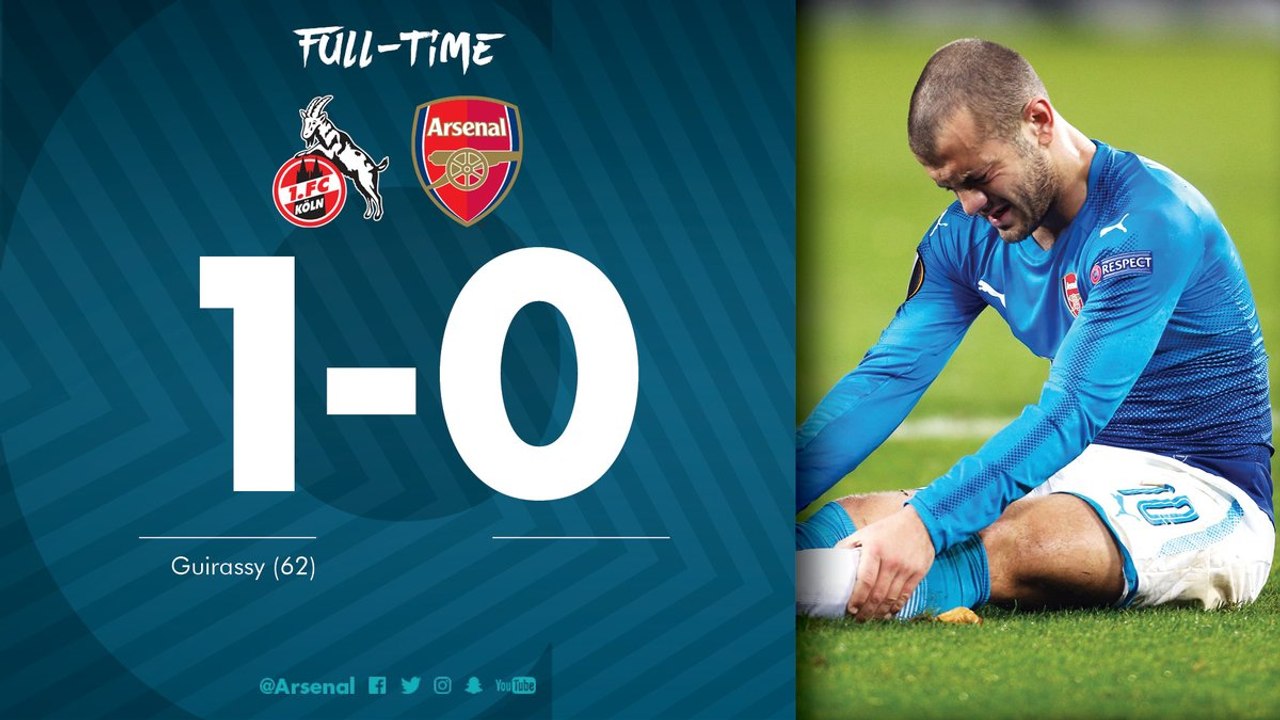 Cologne vs Arsenal 1-0 - Highlights & Goals - 23 November 2017. HD