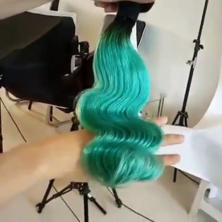 Ombre Color Cody Wave Peruvian Hair Weave