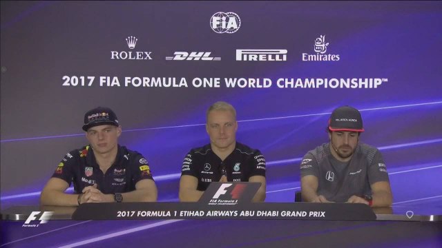F1 2017 Abu Dhabi GP - Thursday (Drivers) Press Conference full.HD