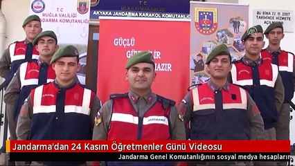 Jandarma'dan 24 Kasım Öğretmenler Günü Videosu