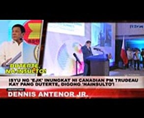 PRES. DUTERTE, NAINSULTO SA CANADIAN PRIME MINISTER ALAMIN!
