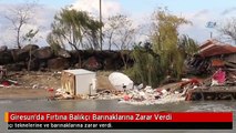 Giresun'da Fırtına Balıkçı Barınaklarına Zarar Verdi