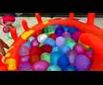 Crushes Water Balloons Funny Video for Kids Balloons show with balls and balloons