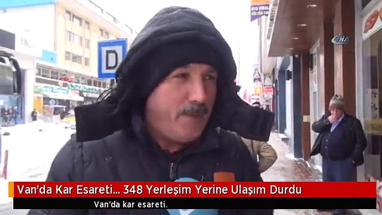 Van'da Kar Esareti... 348 Yerleşim Yerine Ulaşım Durdu