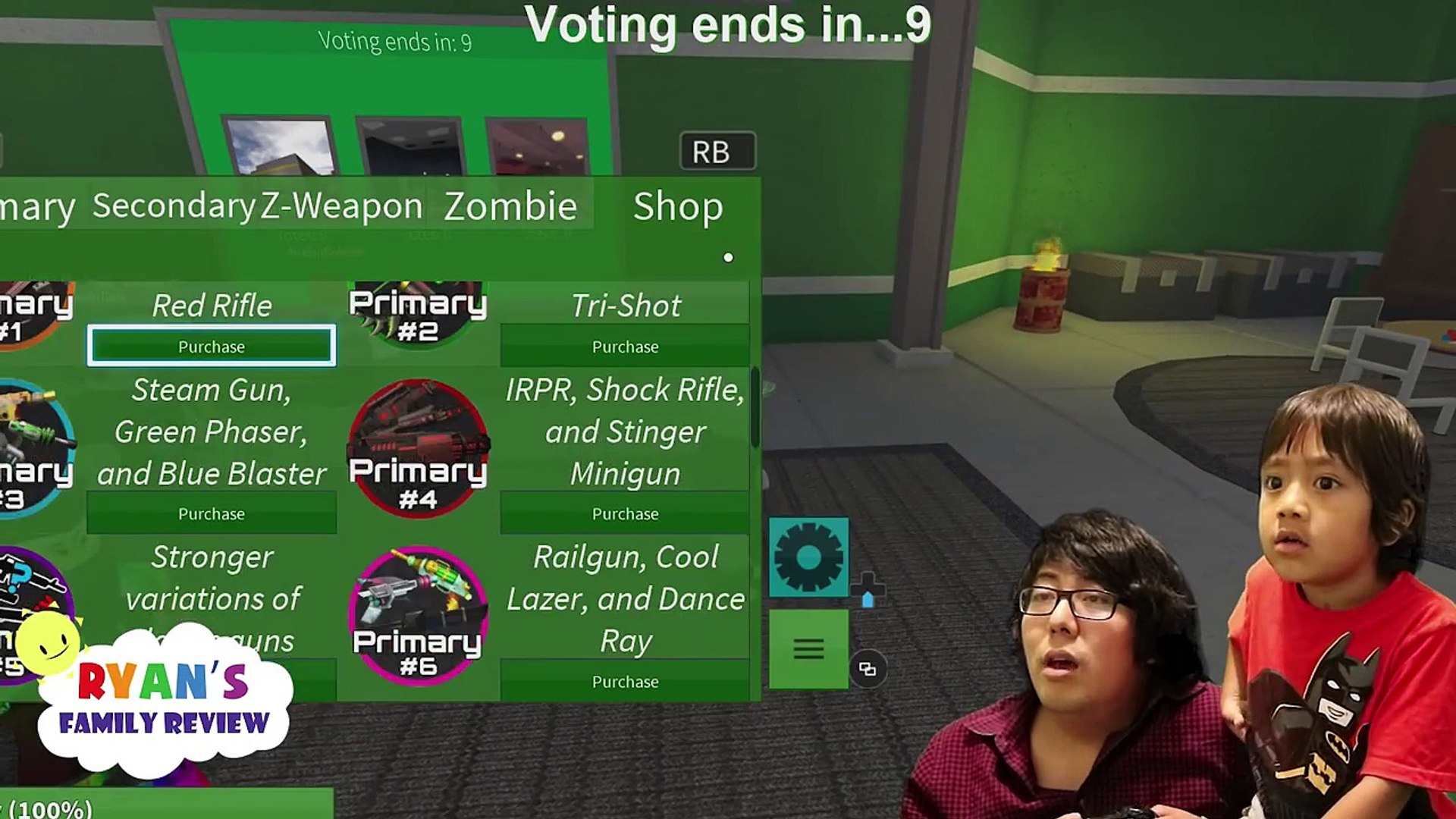 Roblox Zombie Rush Let S Play With Ryan S Family Review