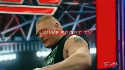 WWE Raw 19 November 2017 Wyatt Family destroy Roman Reigns and Brock Lesnar