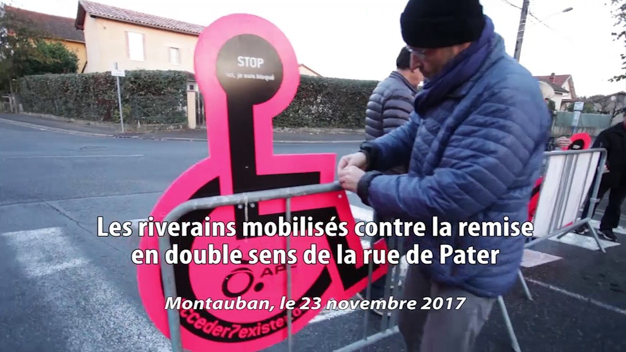 Les riverains mobilisés contre la remise en double sens de la rue de Pater